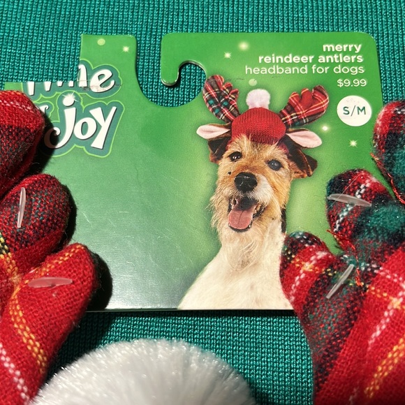NWT Doggie Reindeer antlers winter headband. - Picture 4 of 5